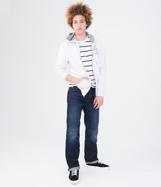 Relaxed Dark Wash Jean***