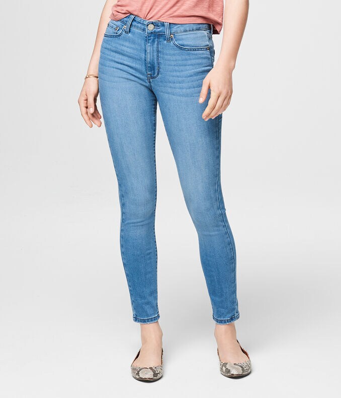 Seriously Stretchy Medium Wash High-Waisted Jegging