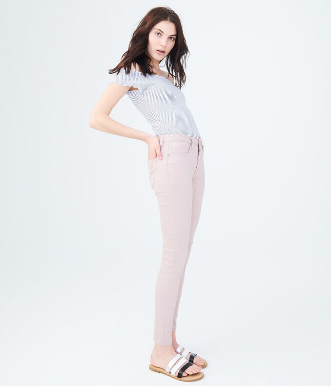 Seriously Stretchy Color Wash High-Waisted Jegging