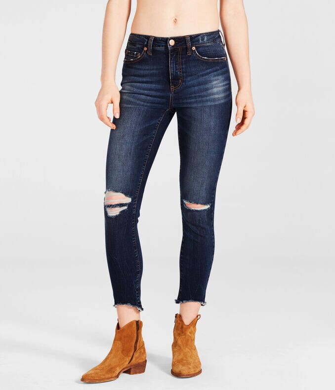 Medium Wash Cropped Jegging