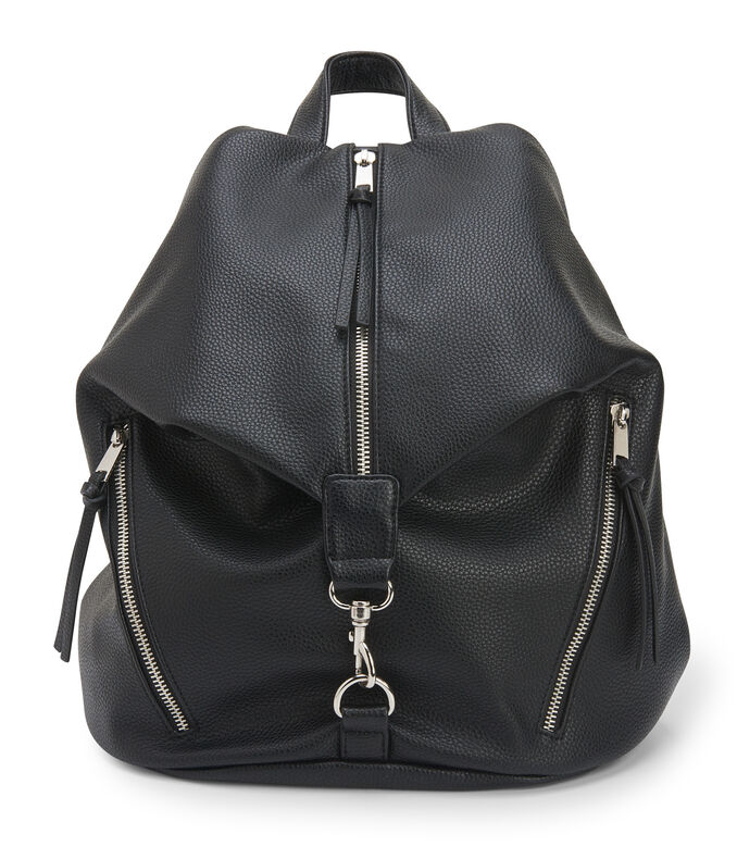 Faux Leather Backpack