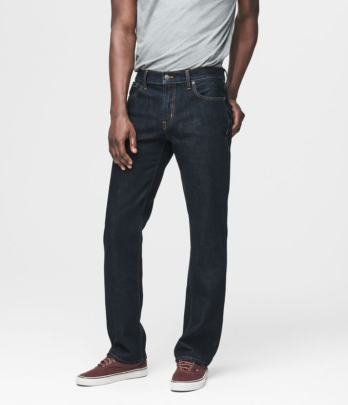 Straight Dark Rinse Wash Reflex Jean