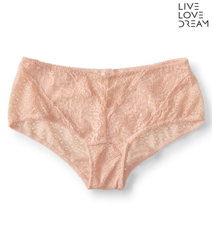 Cross-Dyed Lace Boyshort