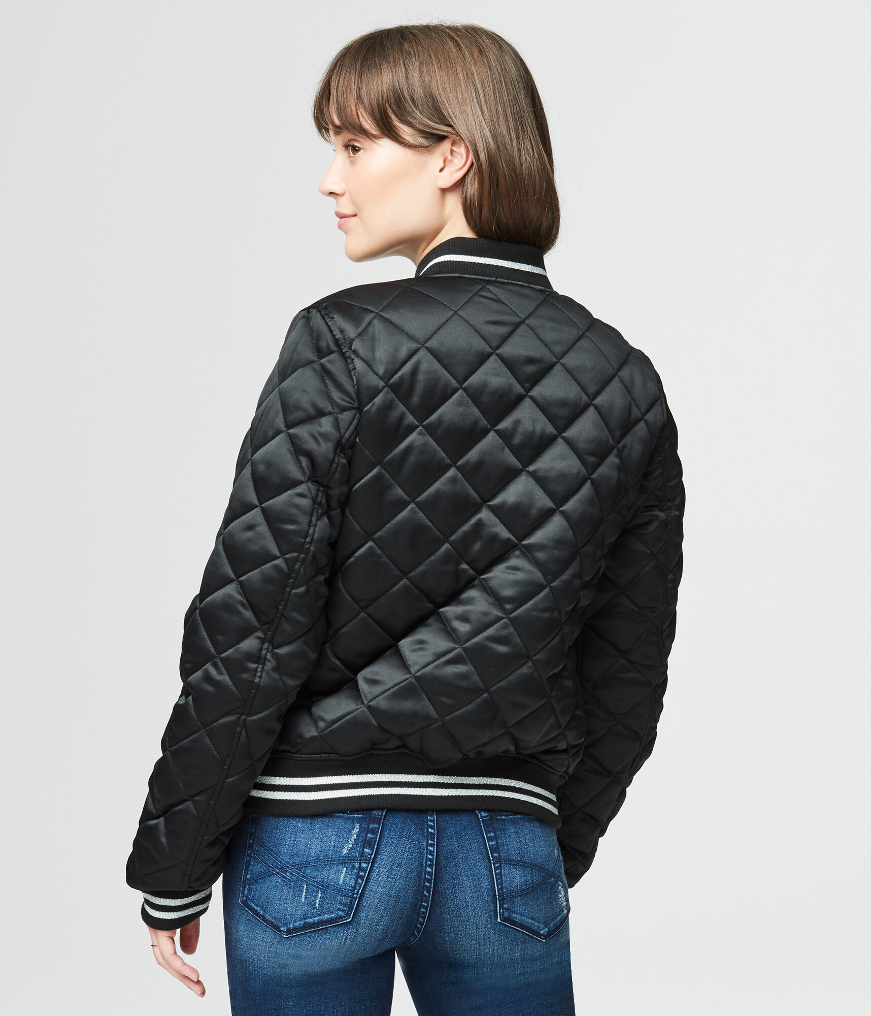 Quilted Bomber Jacket for Teen Girls & Women Aeropostale