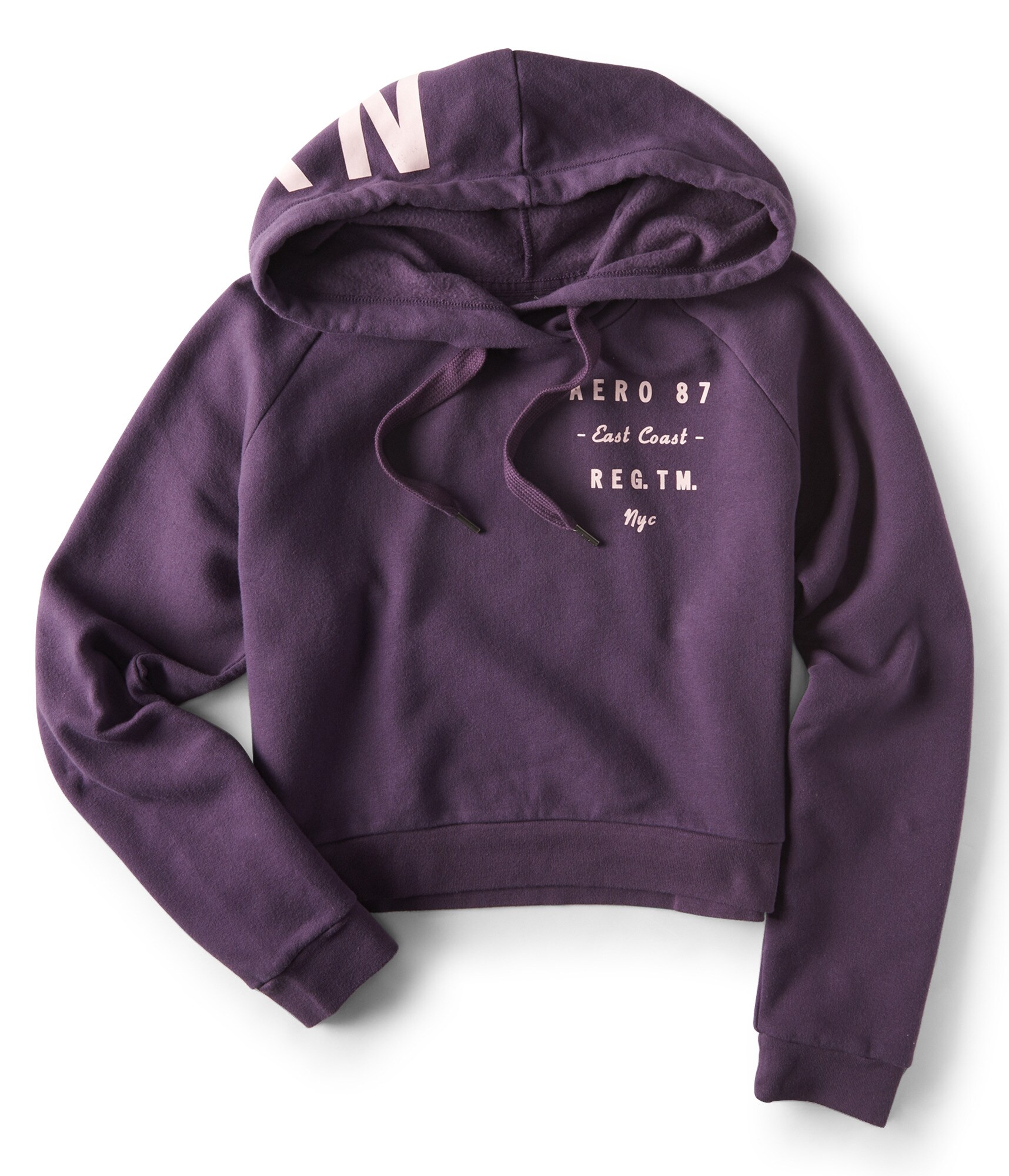 Image of Aeropostale Aero  Stacked Text Pullover Hoodie - Blue, XXLarge