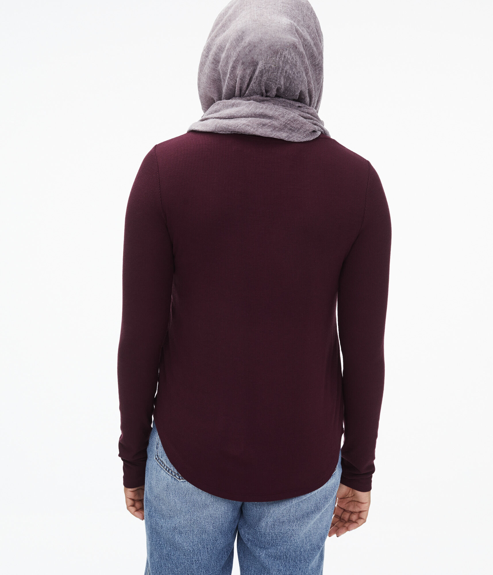 Long Sleeve Seriously Soft Ribbed Crew Tee