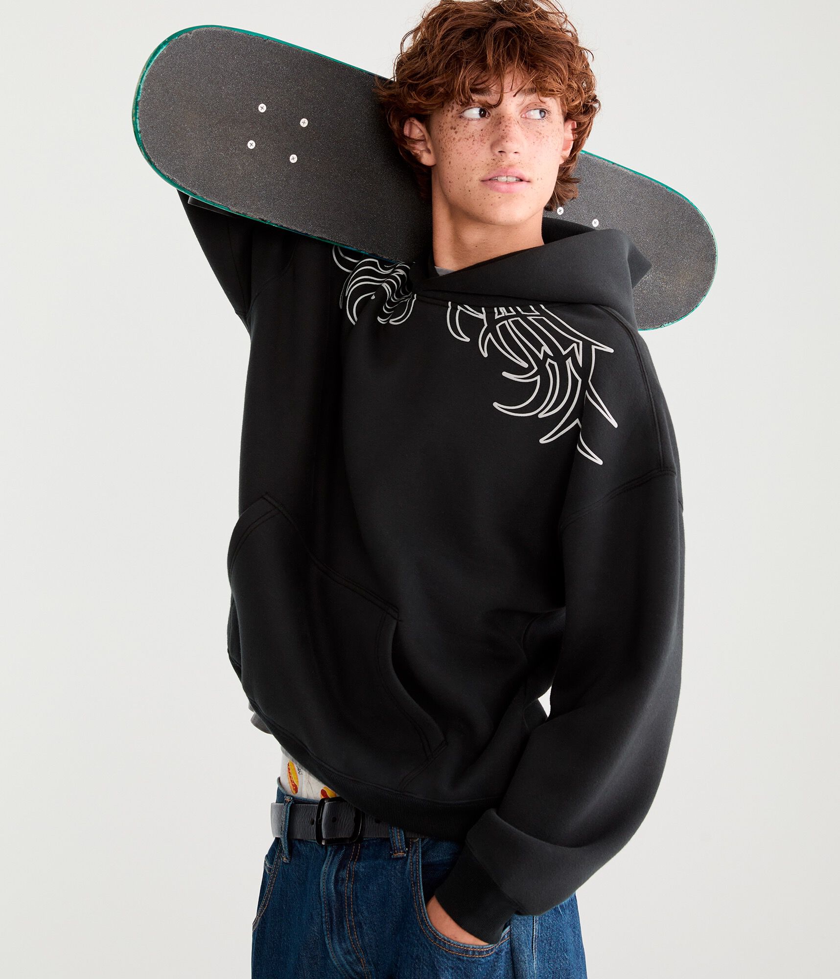 Cloud Soft Barbed Wire Pullover Hoodie