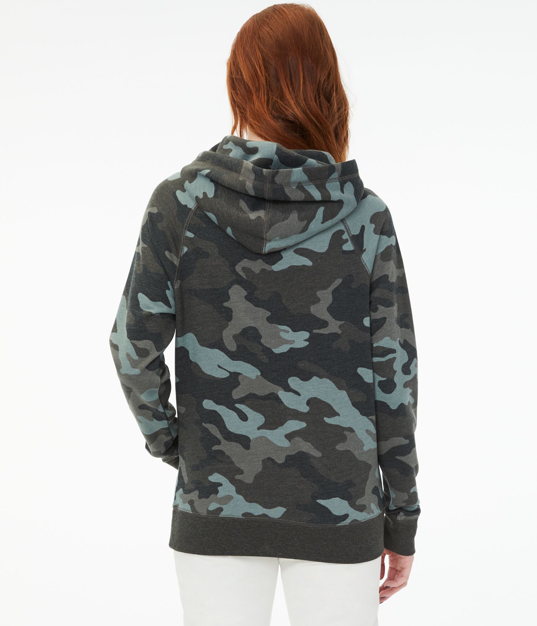 Camo Oversized Pullover Hoodie