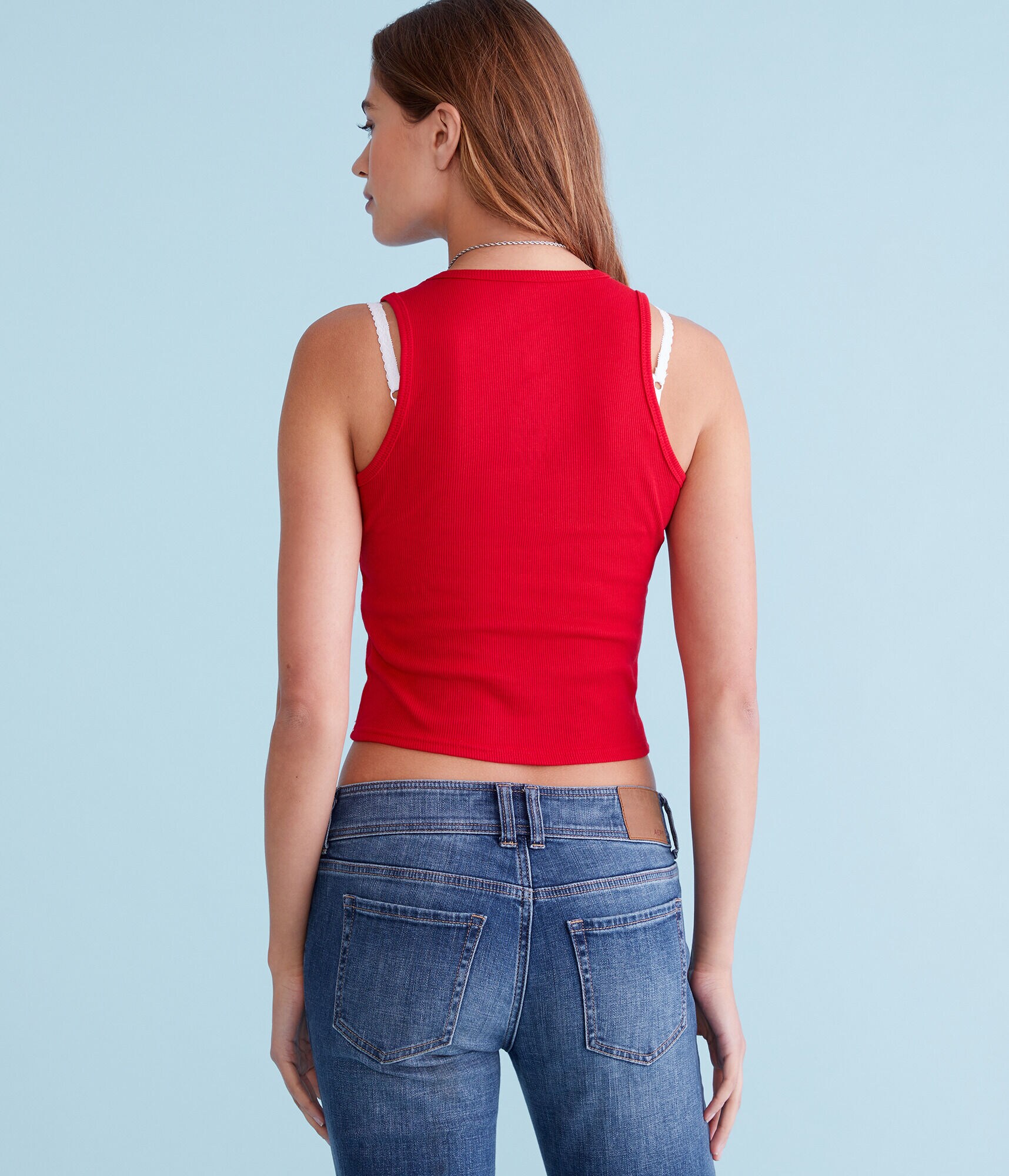 Hello Kitty Santa Hat Cropped High-Neck Tank