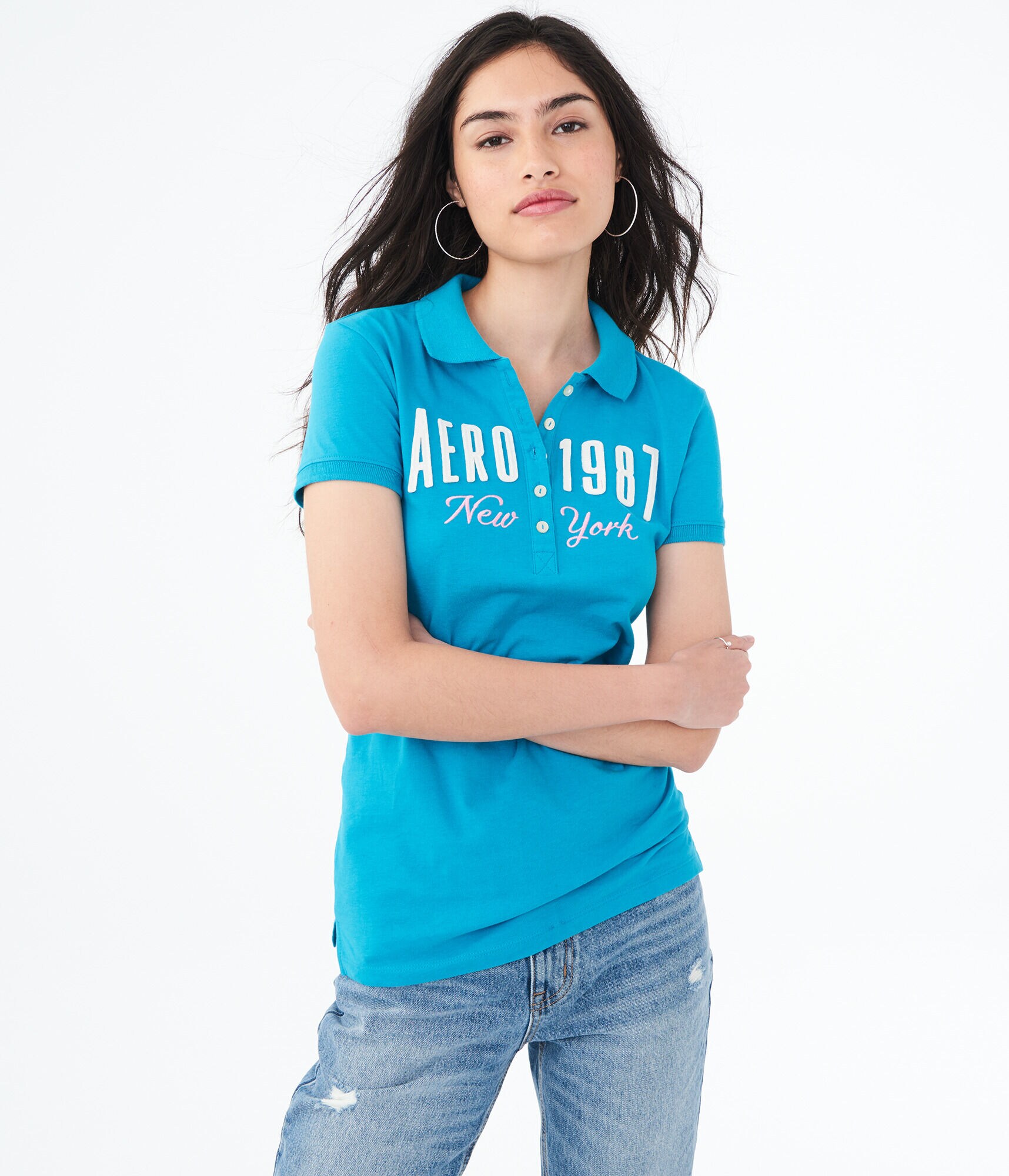 Aero 1987 Graphic Jersey Polo