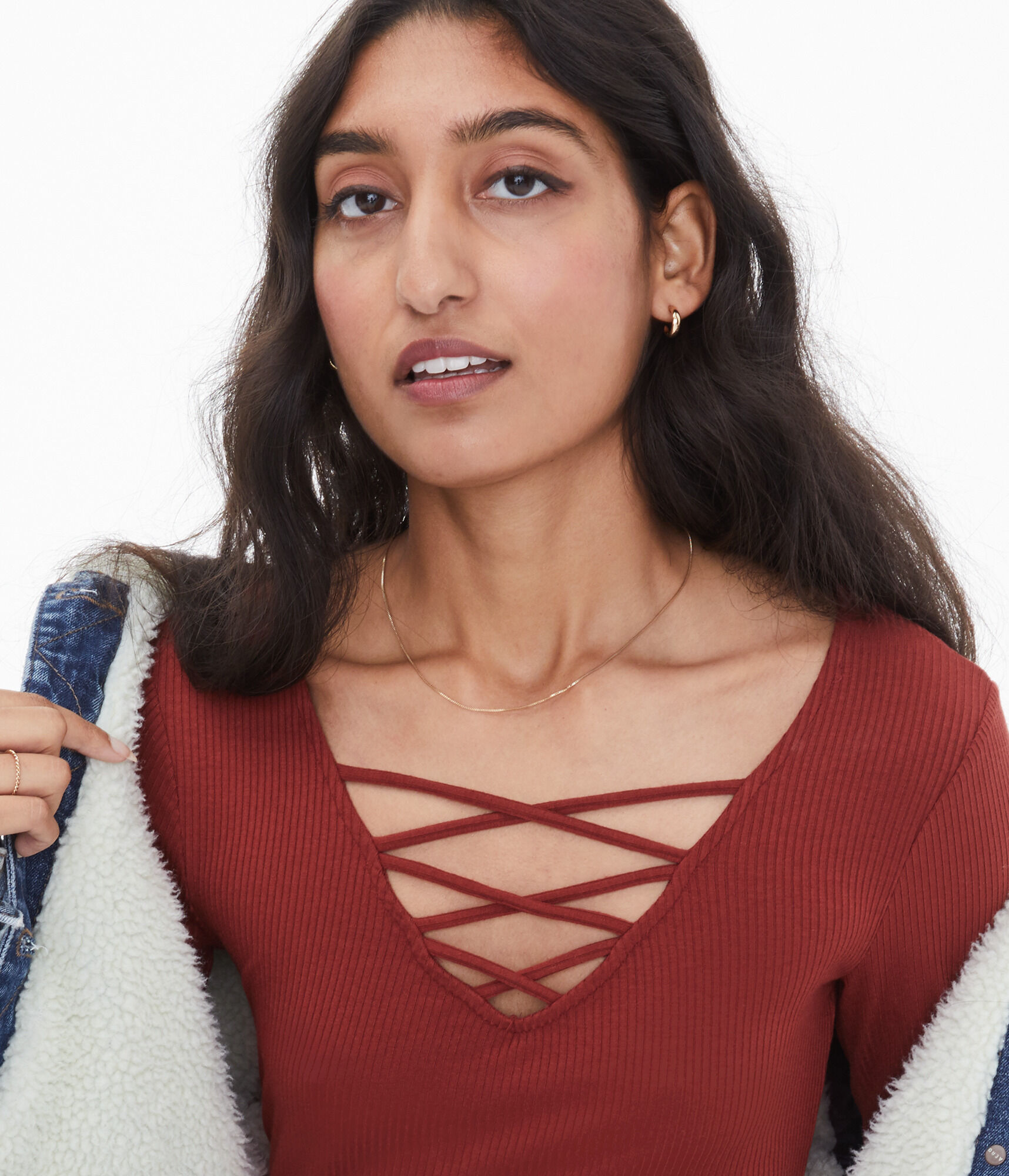 Long Sleeve Seriously Soft Strappy Bodycon Top