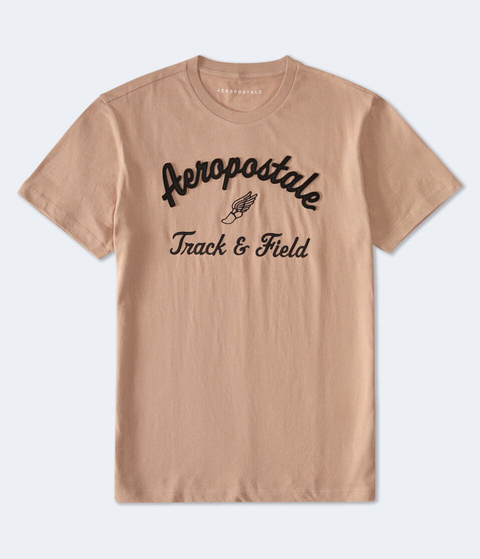 Aeropostale Track & Field Appliqué Graphic Tee