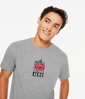 Aero Rose Box Logo Graphic Tee