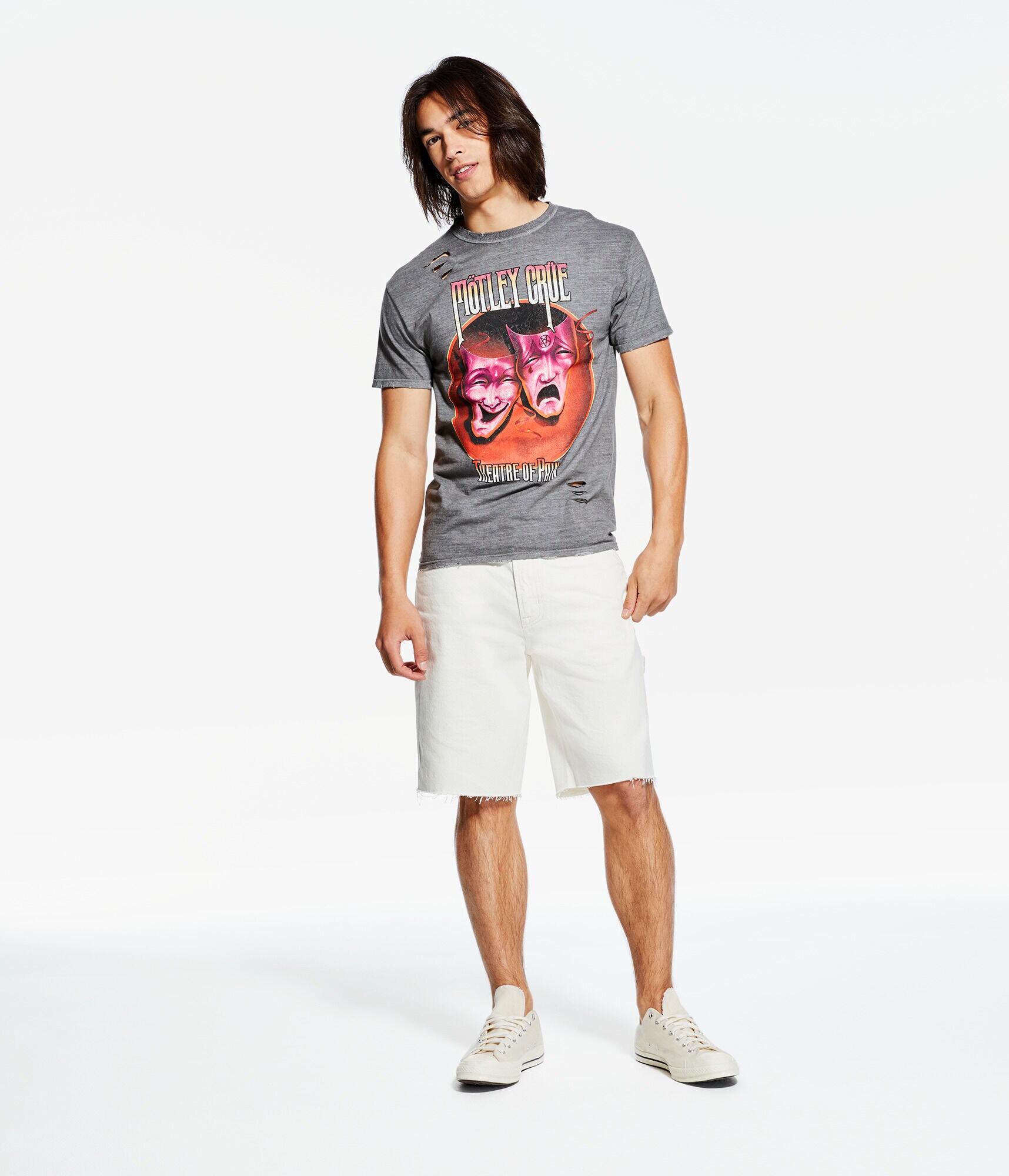 M&ouml;tley Cr&uuml;e Theatre Of Pain Destroyed Graphic Tee