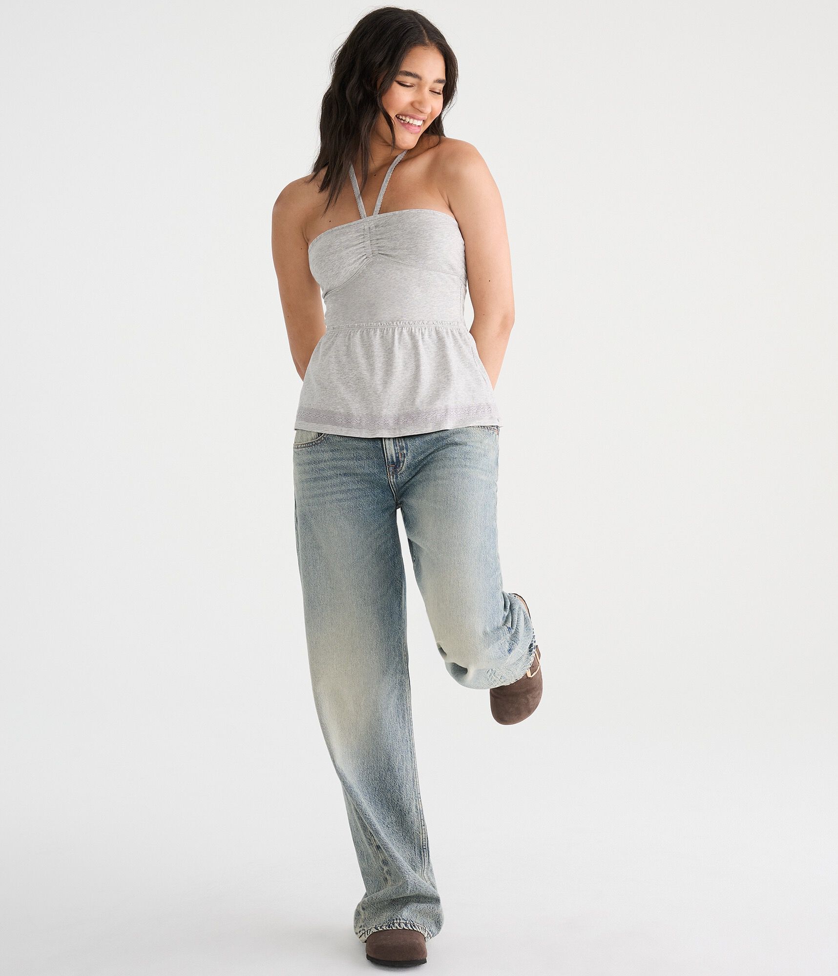 Seriously Soft Babydoll Halter Top