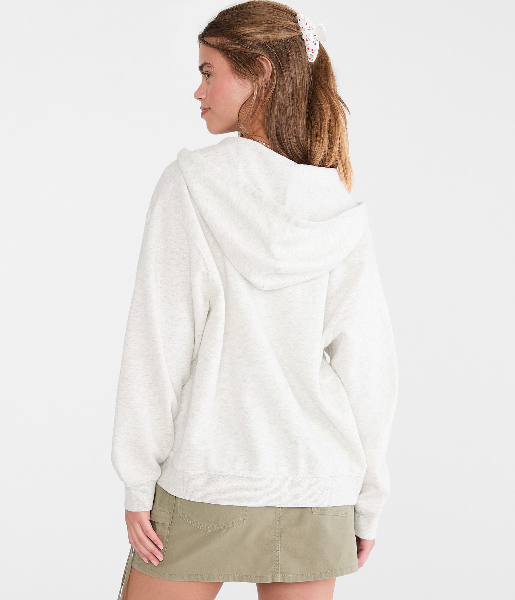 Cloud Soft Oversized Full-Zip Hoodie