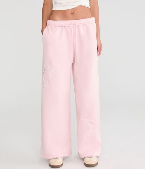 Cloud Soft Stars High-Rise Wide Leg Sweatpants Cloud Soft Stars High-Rise Wide Leg Sweatpants