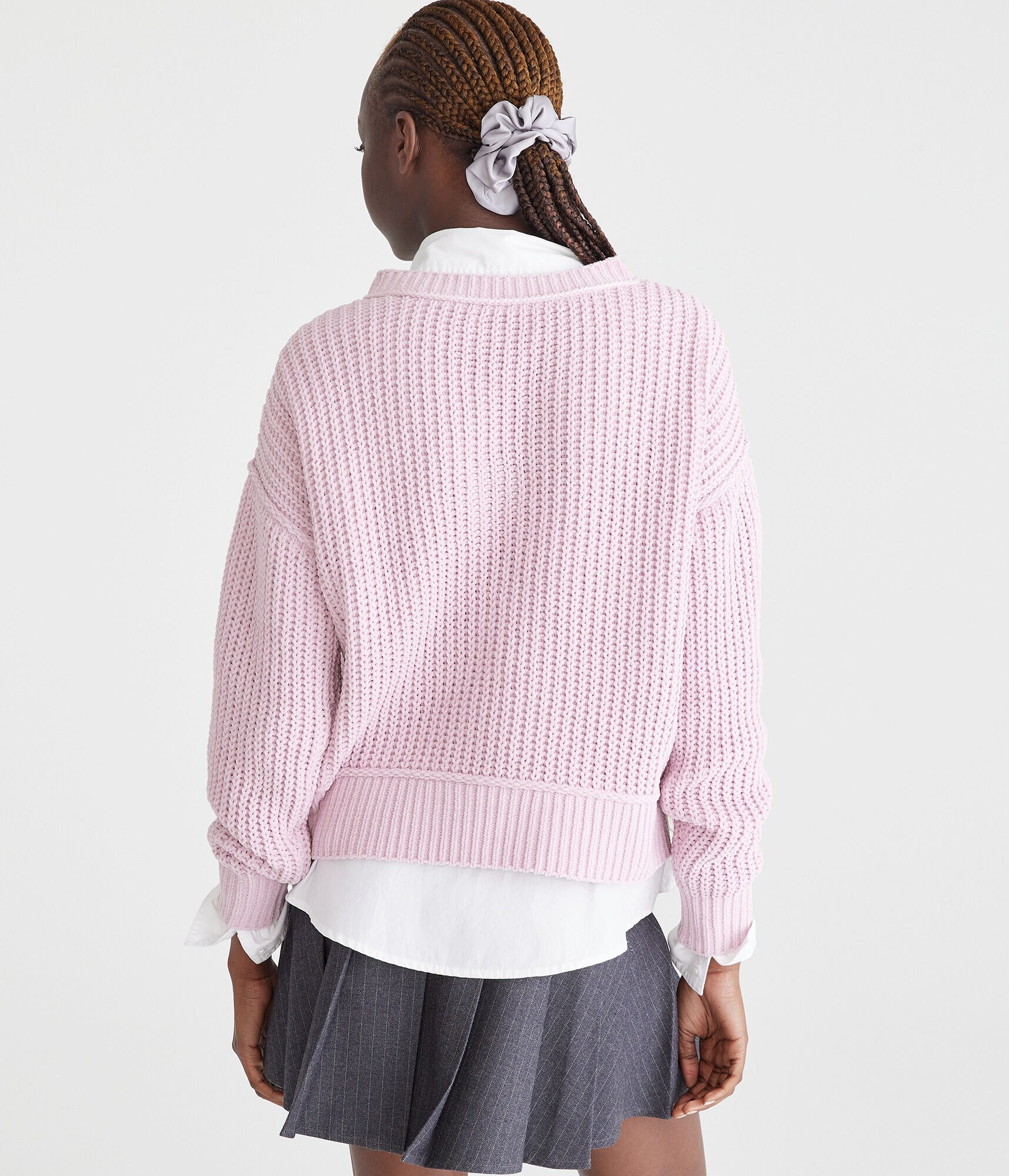 Chenille V-Neck Sweater