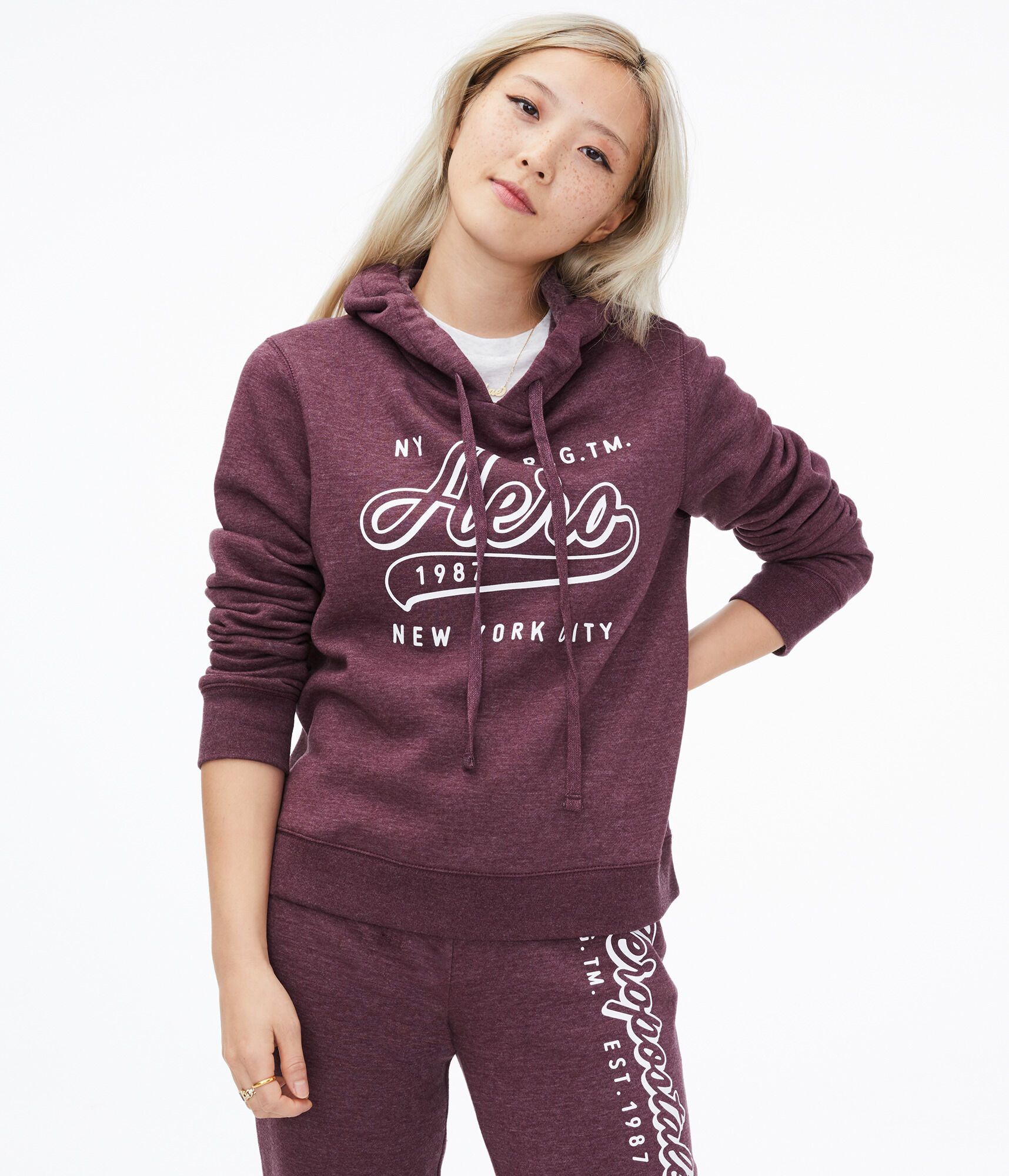 Aero Script Pullover Hoodie