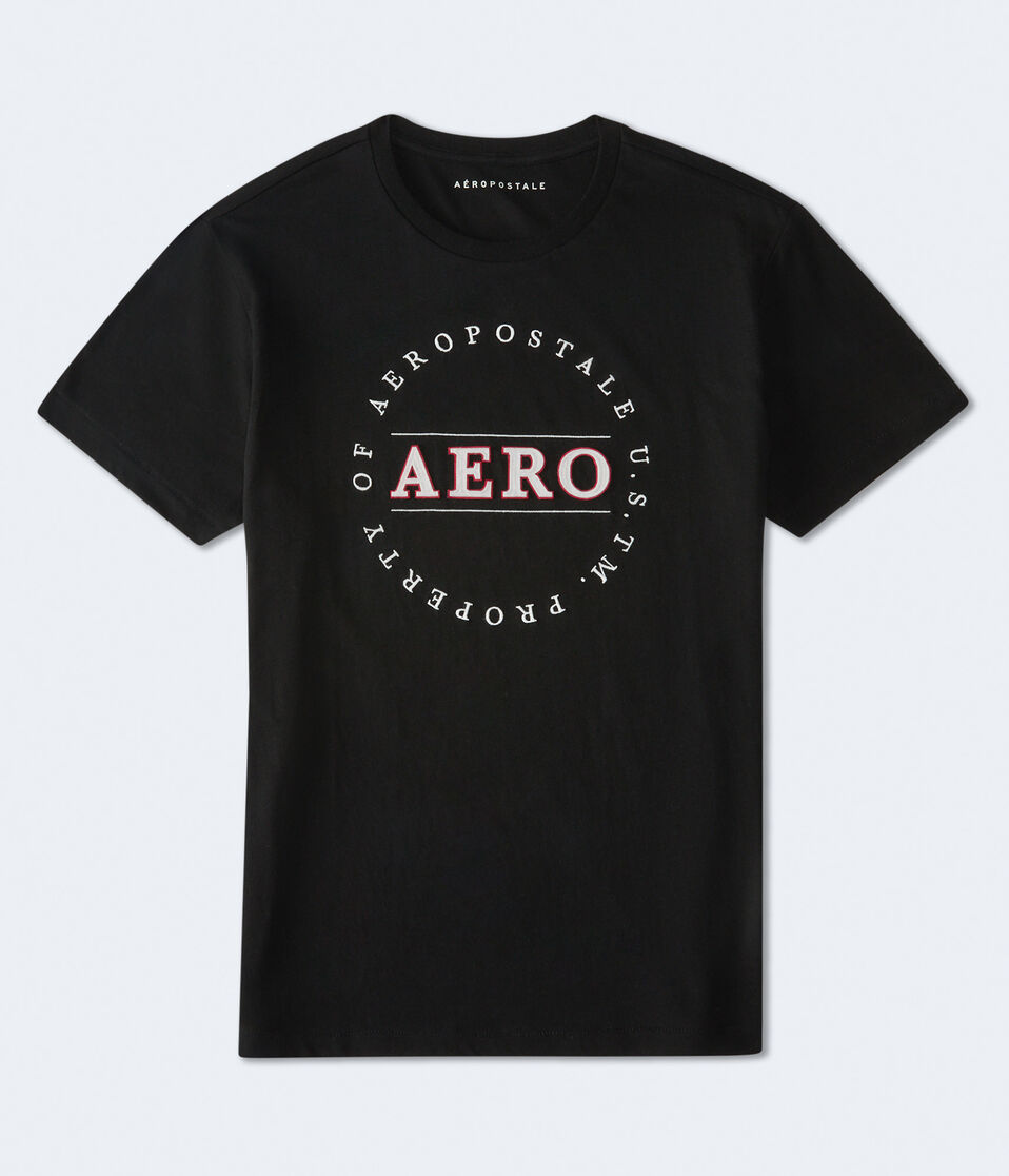 Aero Circle Appliqué Graphic Tee