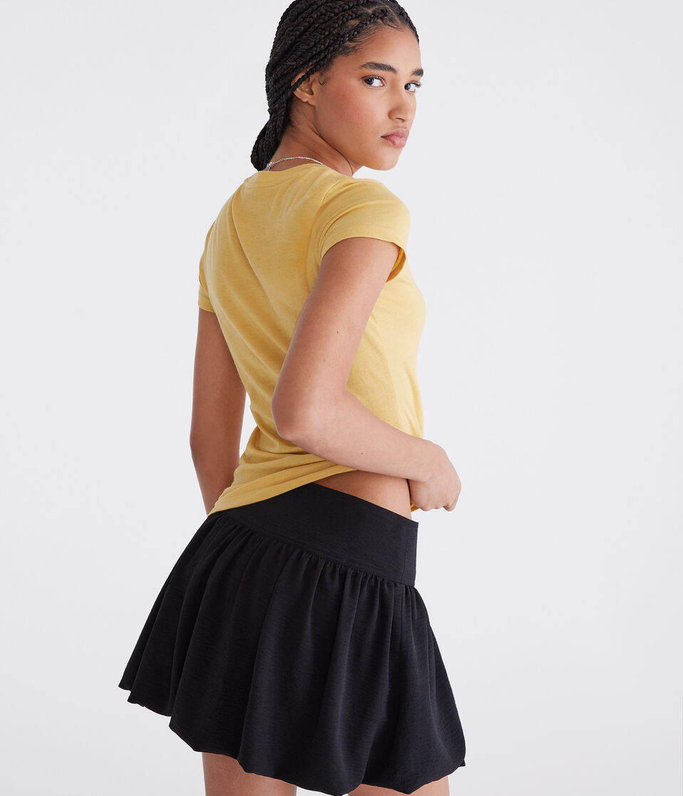 Aeropostale Circle Floral Graphic Tee