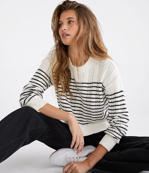 Striped Crew Sweater Striped Crew Sweater