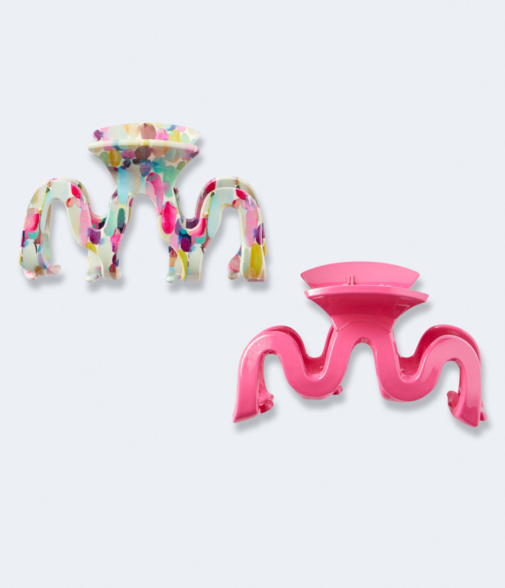 Painted Octopus Claw Hair Clip 2-Pack
