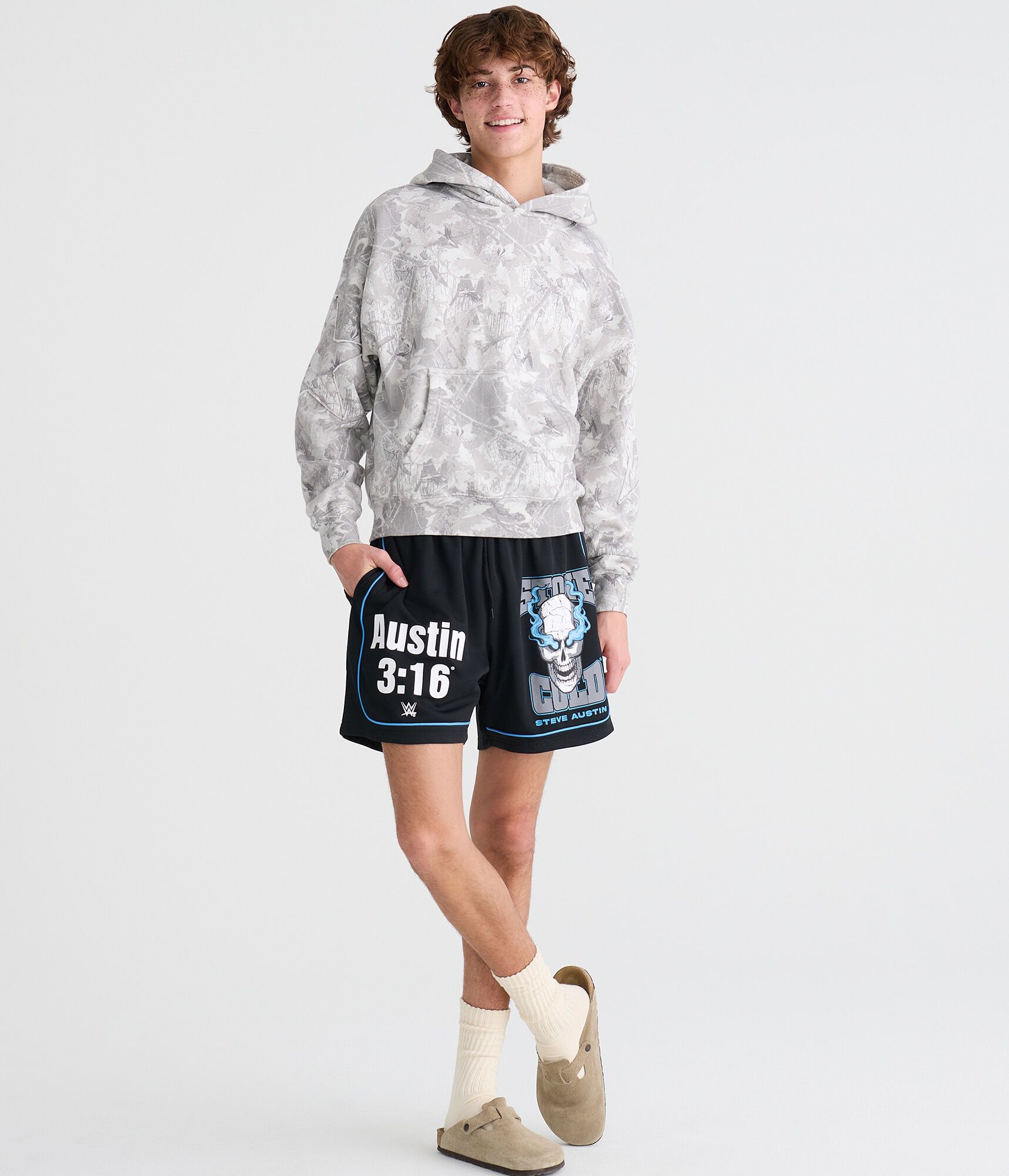 WWE Stone Cold Steve Austin Mesh Shorts