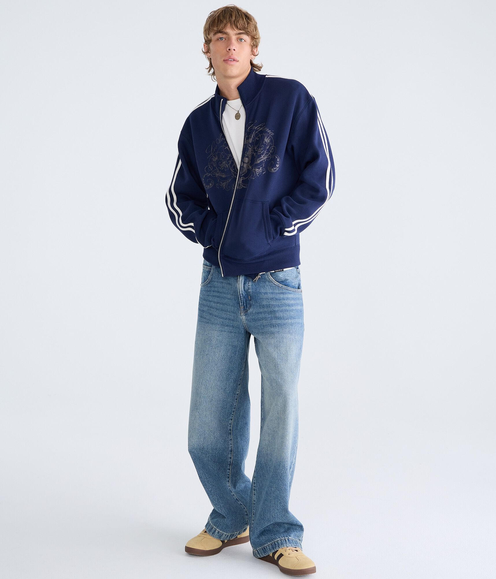 Los Angeles King Skull Full-Zip Track Jacket