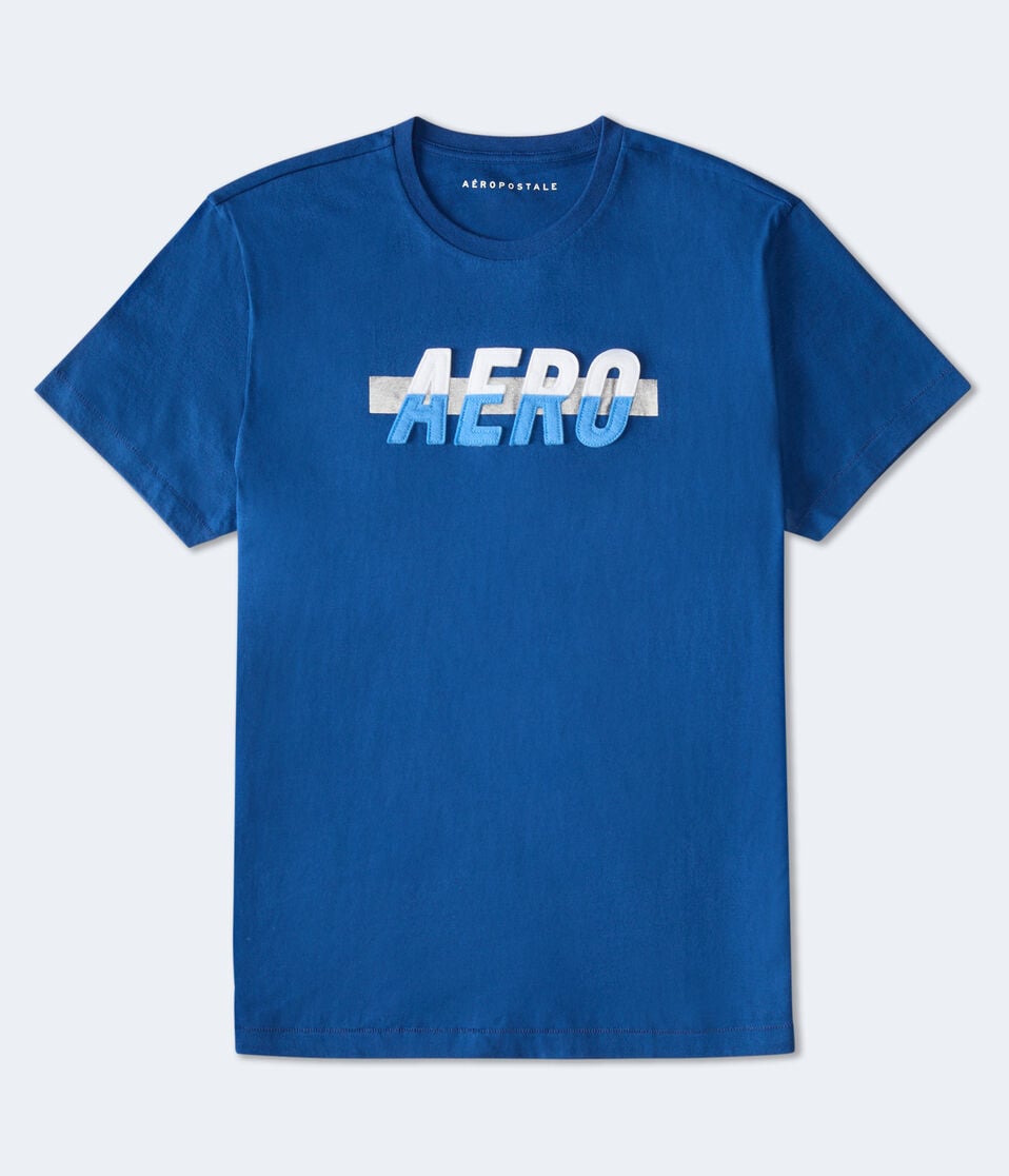 Aero Split Appliqué Graphic Tee