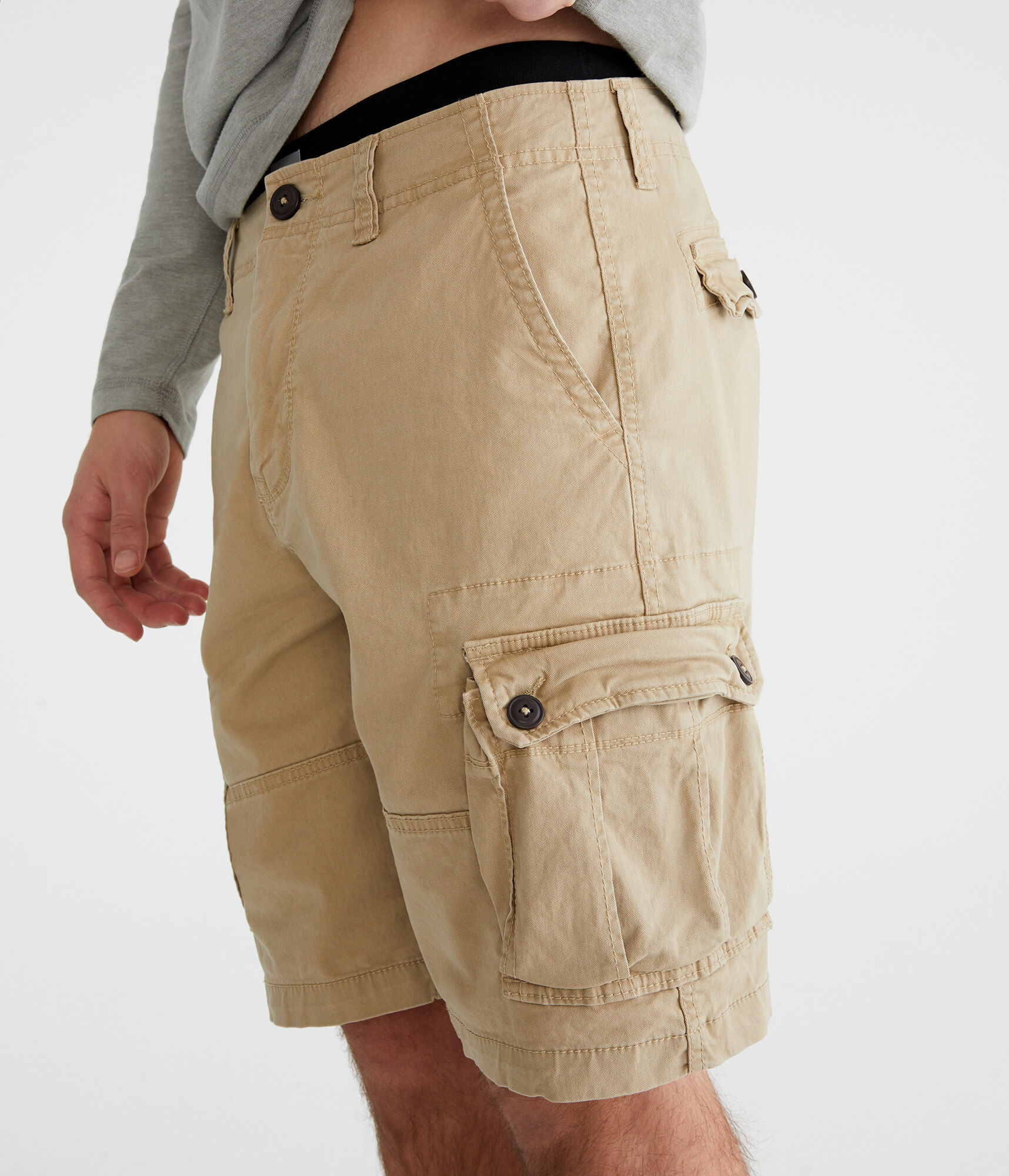Stretch Twill Cargo Shorts 10"