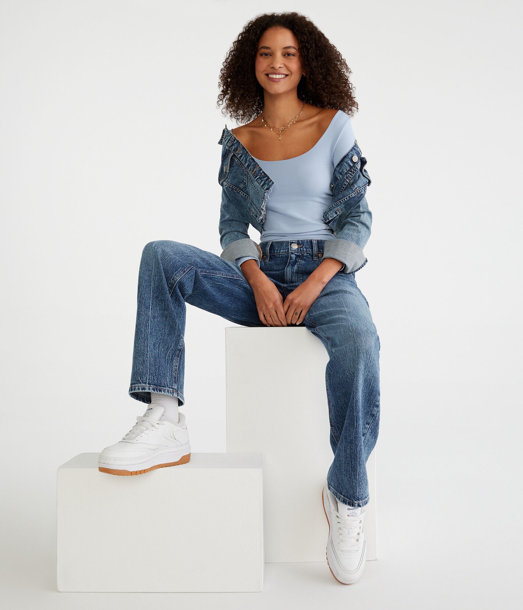 Long Sleeve Seriously Soft Sculpt Scoop-Neck Tee