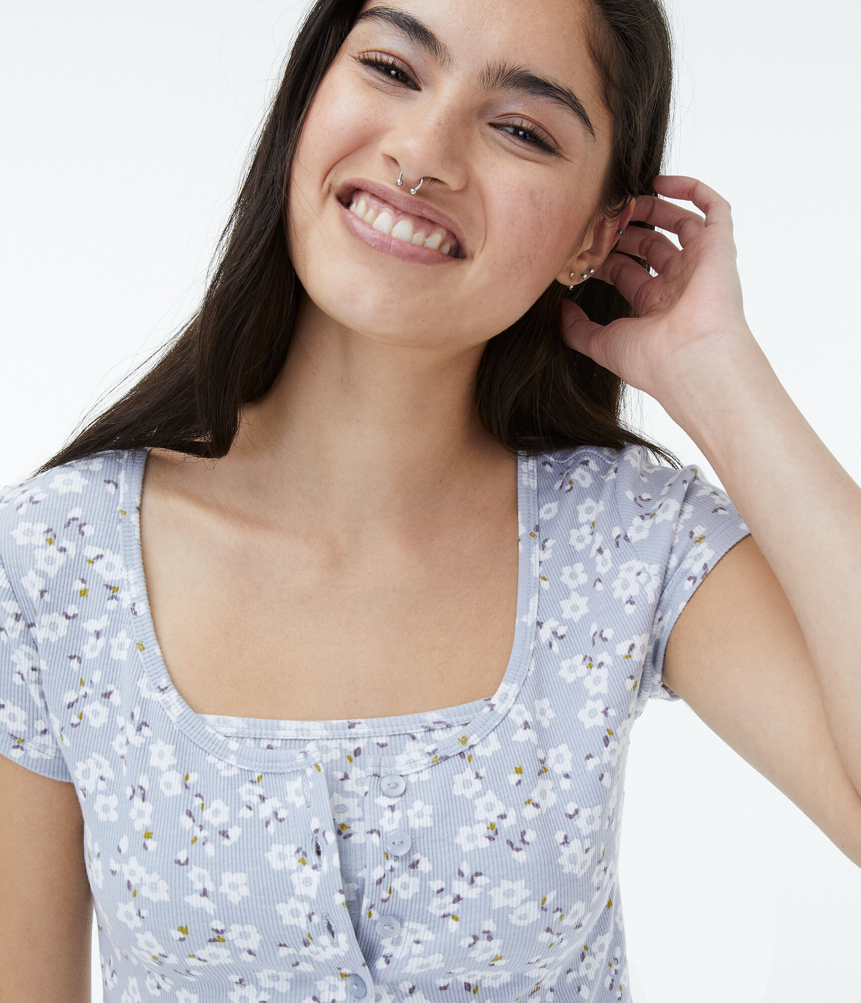 Short sleeve floral cardigan Clearance