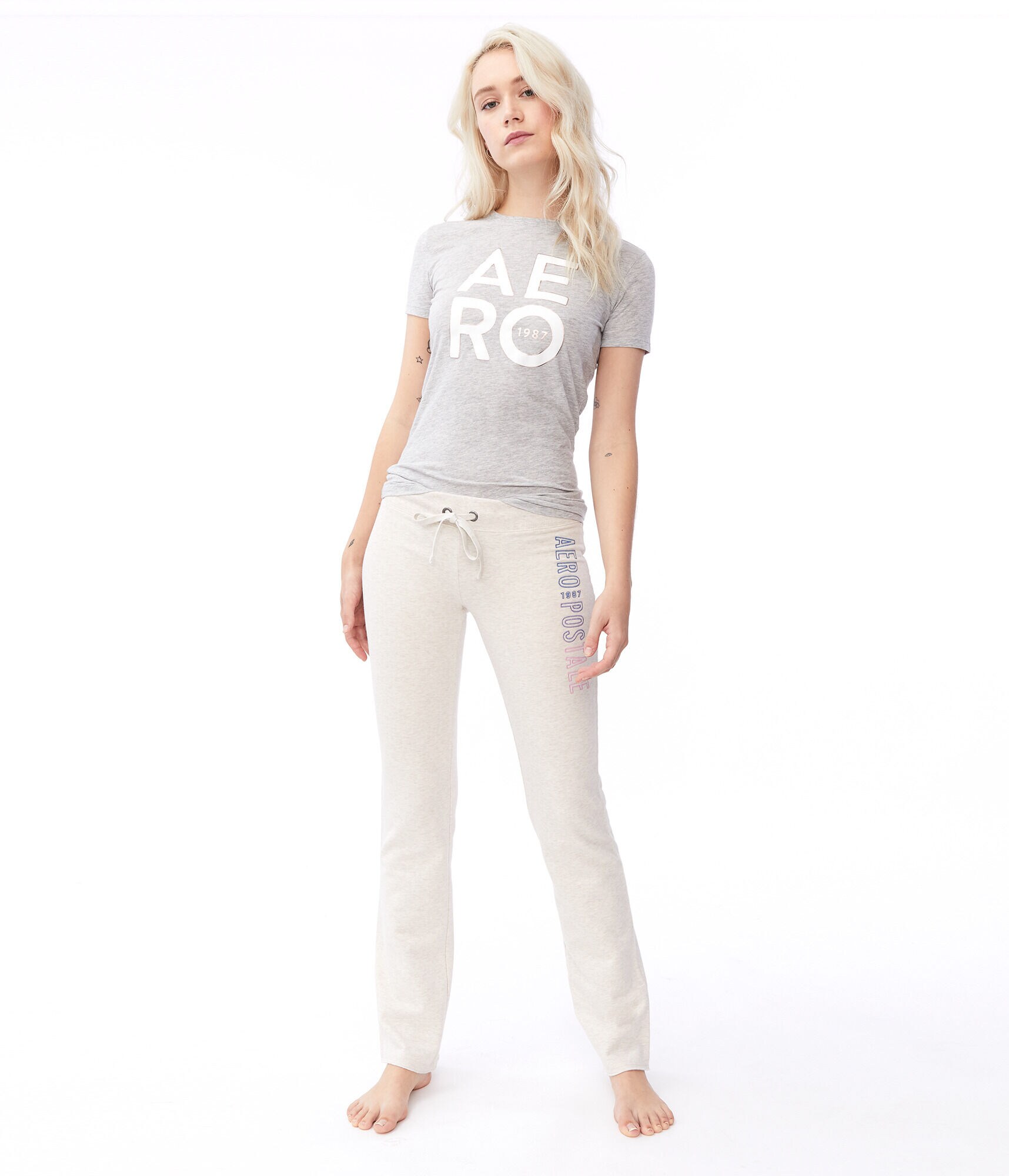 Ombr&eacute; Aeropostale 1987 Fit &amp; Flare Sweatpants