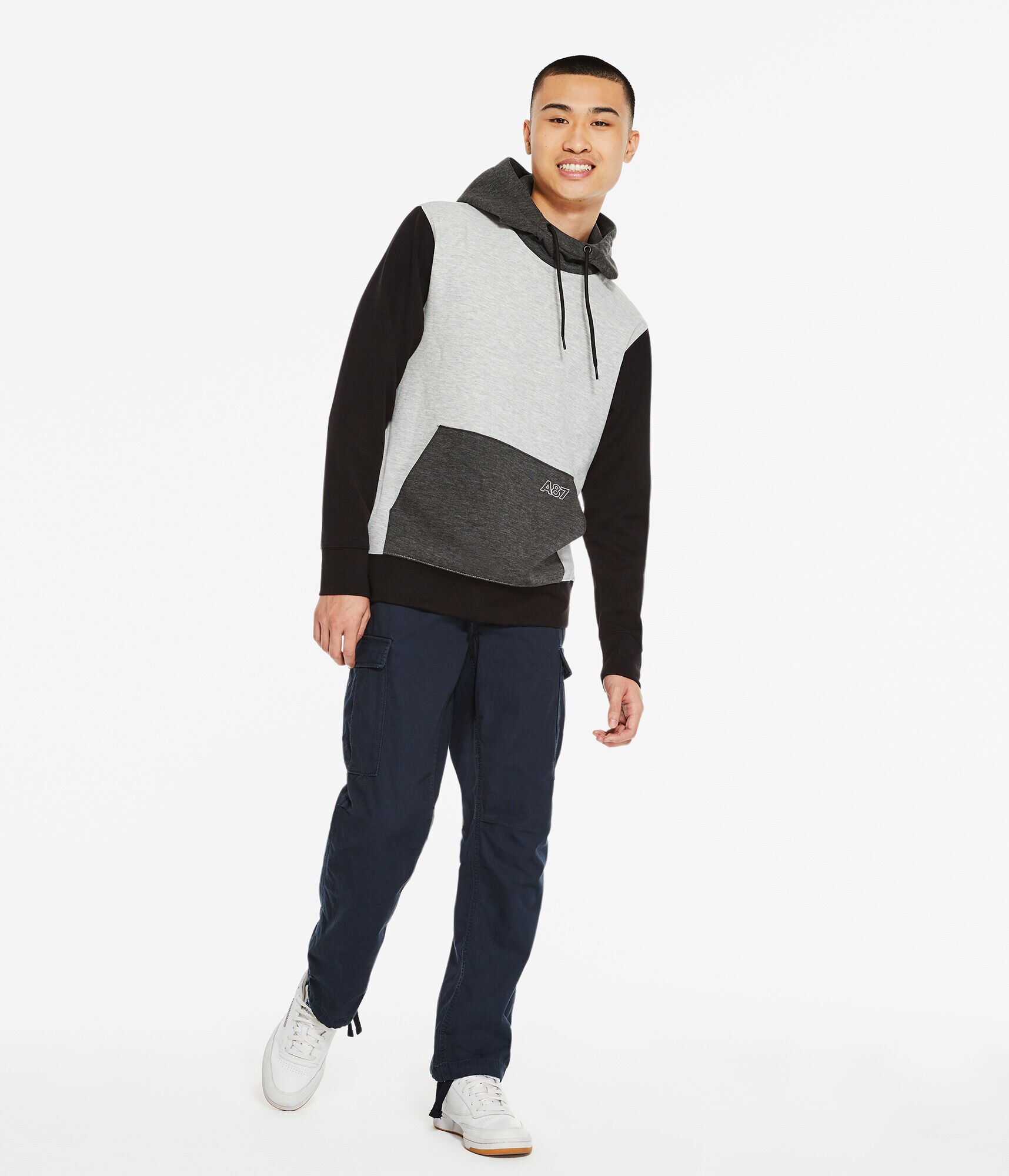 Air Softspun Tech Fleece A87 Logo Pullover Hoodie