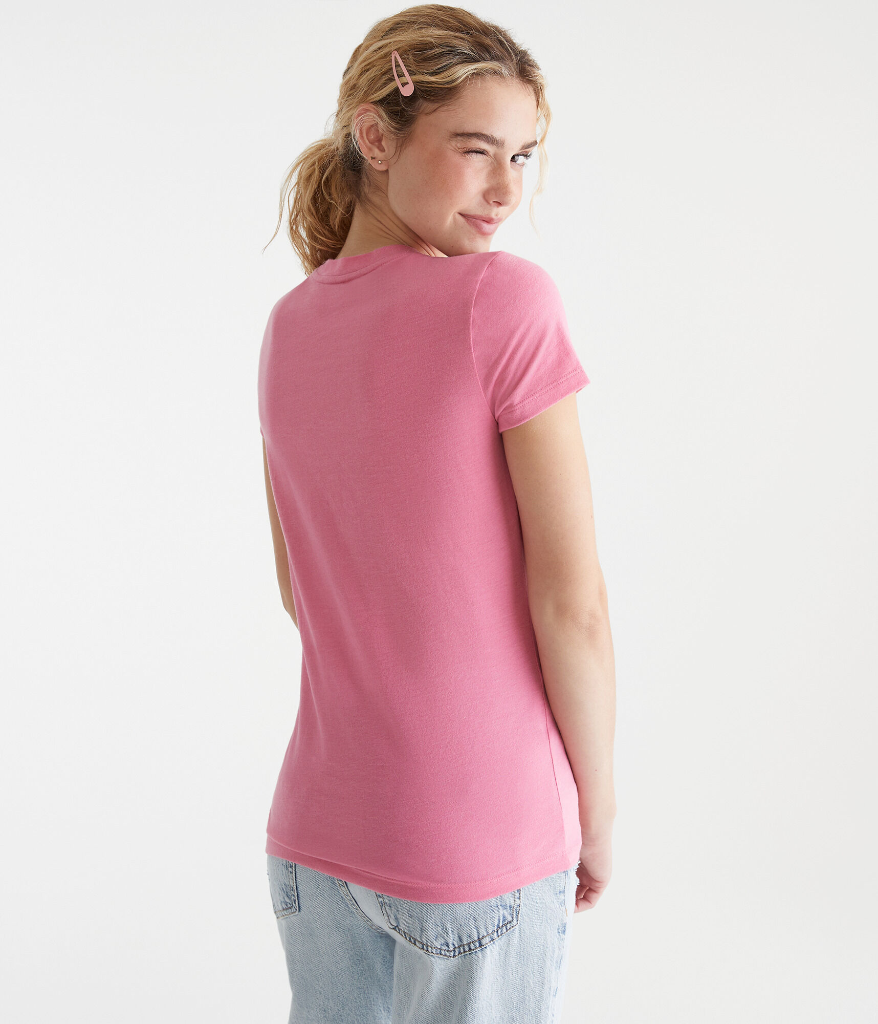 Aero Rhinestone Star Graphic Tee