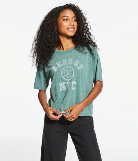 Aero 87 NYC Vintage Logo Graphic Tee Aero 87 NYC Vintage Logo Graphic Tee