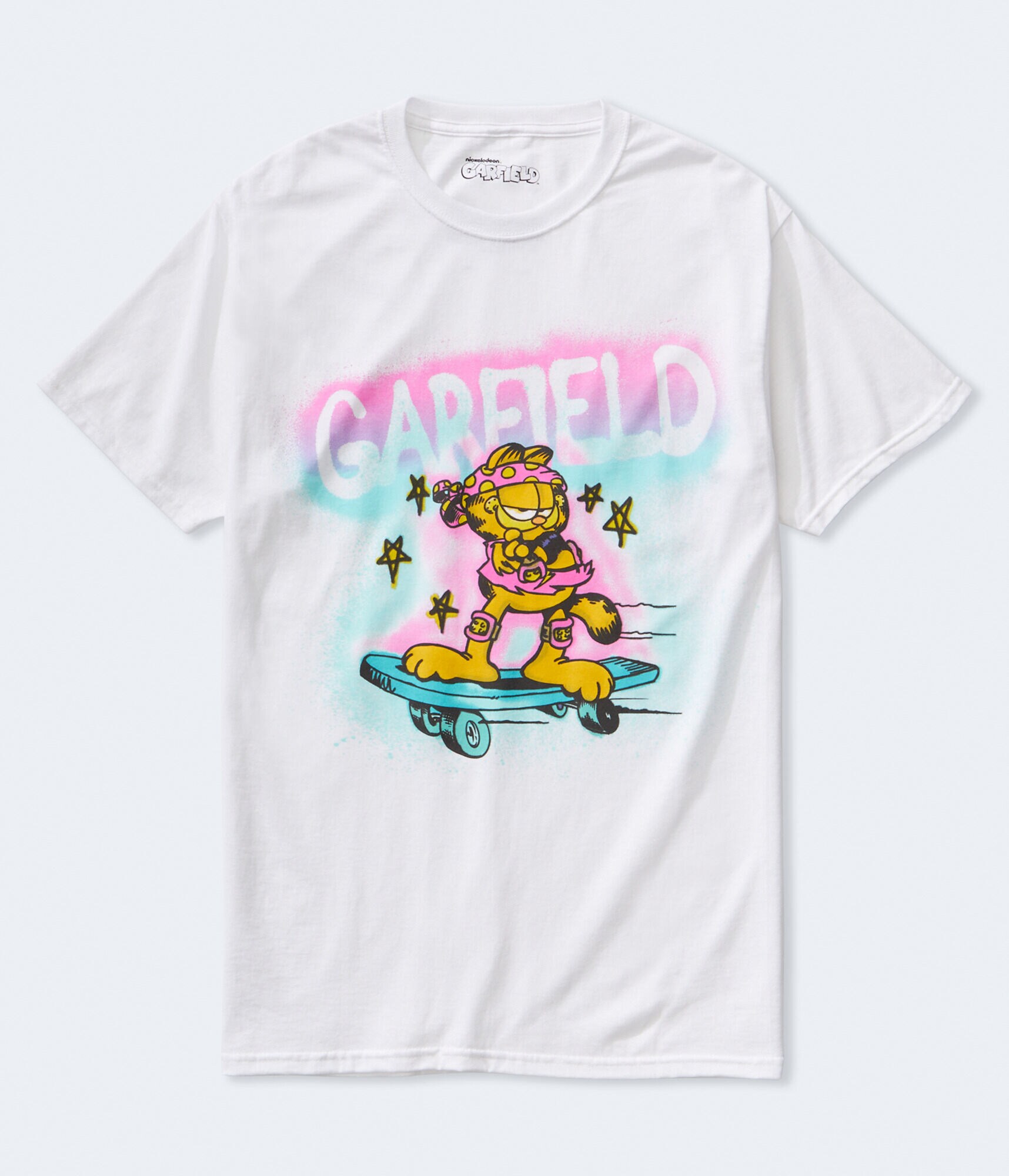 Garfield Skateboarding Graphic Tee