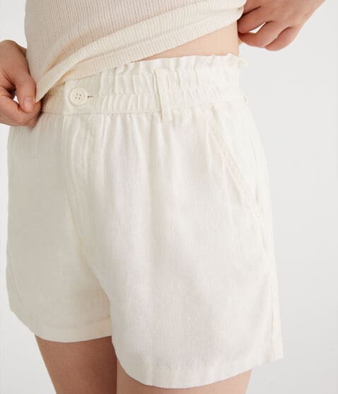 High-Rise Linen Shorts High-Rise Linen Shorts
