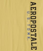 Aeropostale Vertical Appliqué Graphic Tee