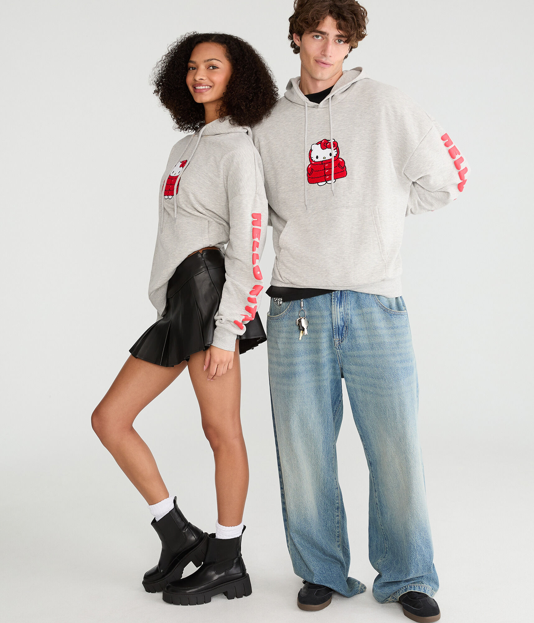 Hello Kitty | Aero Puffer Jacket Pullover Hoodie