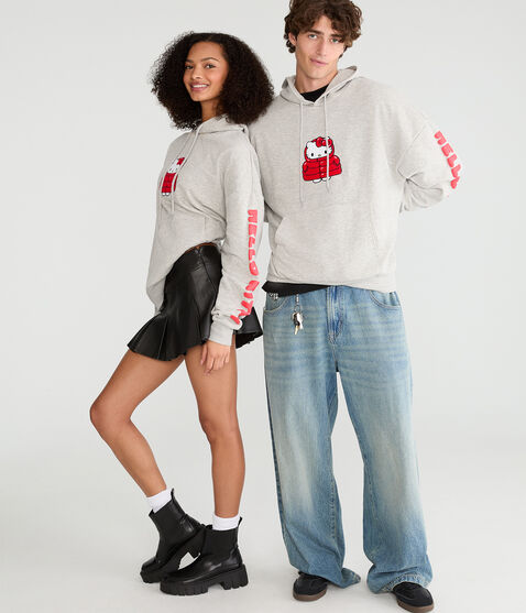 Hello Kitty | Aero Puffer Jacket Pullover Hoodie Hello Kitty | Aero Puffer Jacket Pullover Hoodie