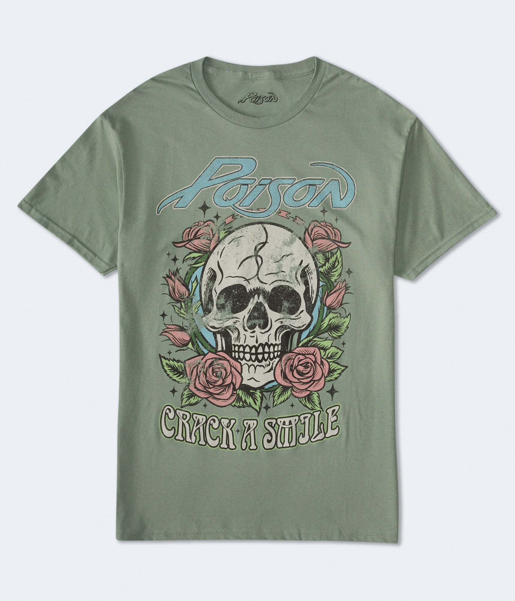 Poison Crack A Smile Oversized Graphic Tee