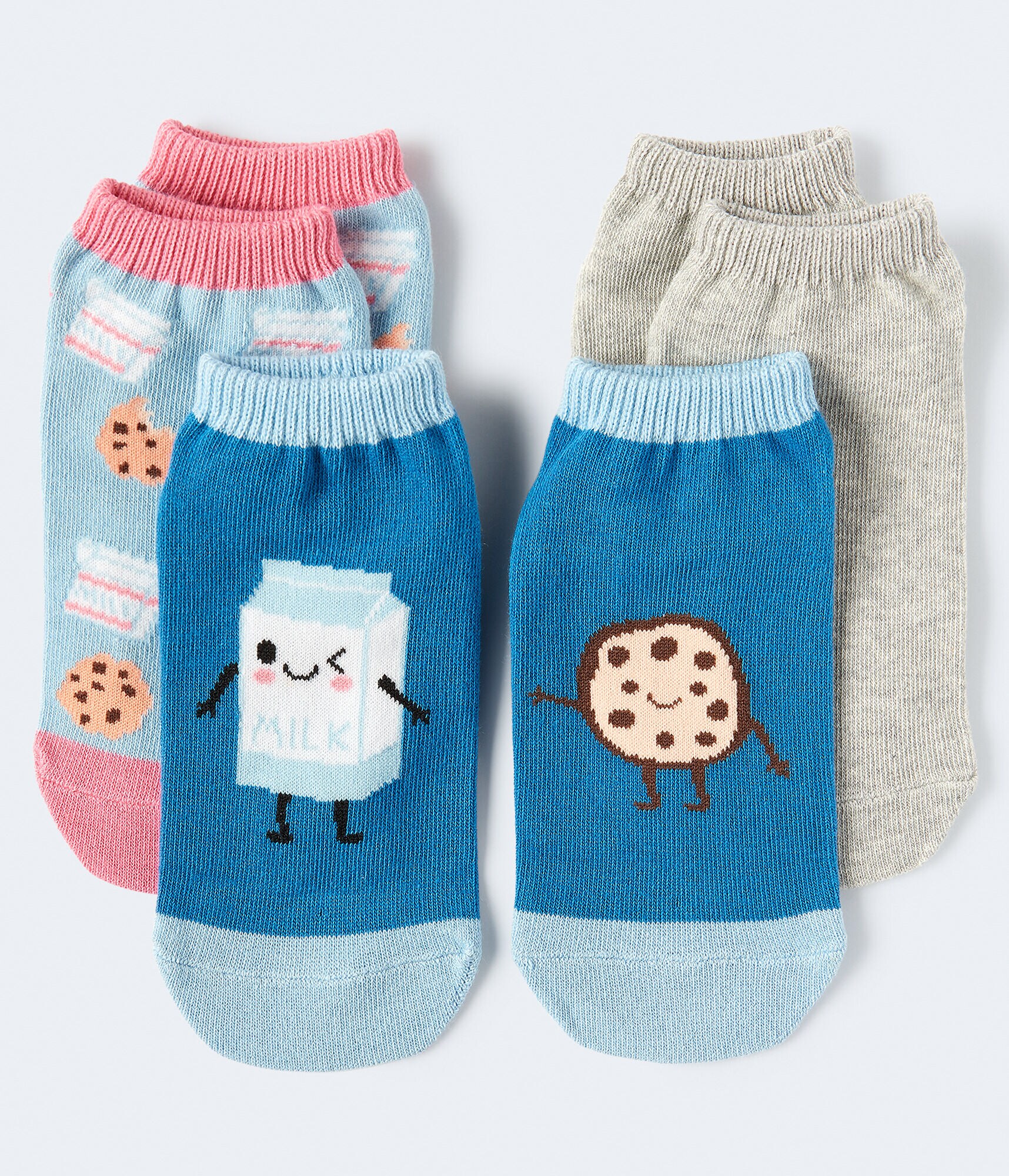 Milk & Cookies Ankle Sock 3Pack