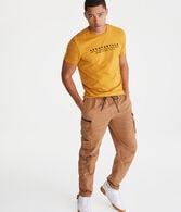 Aeropostale New York City Flocked Graphic Tee