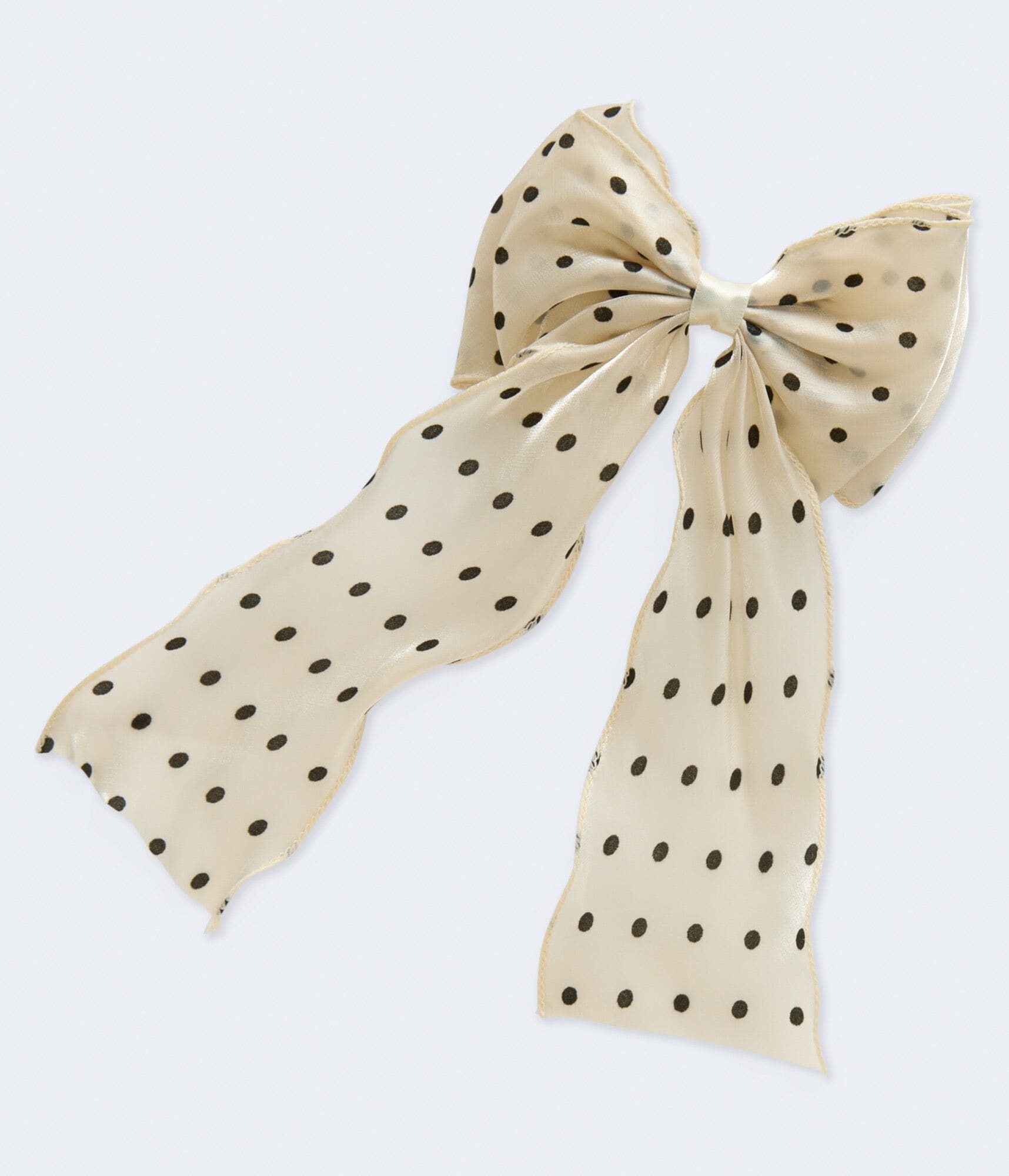 Polka Dot Bow Hair Clip