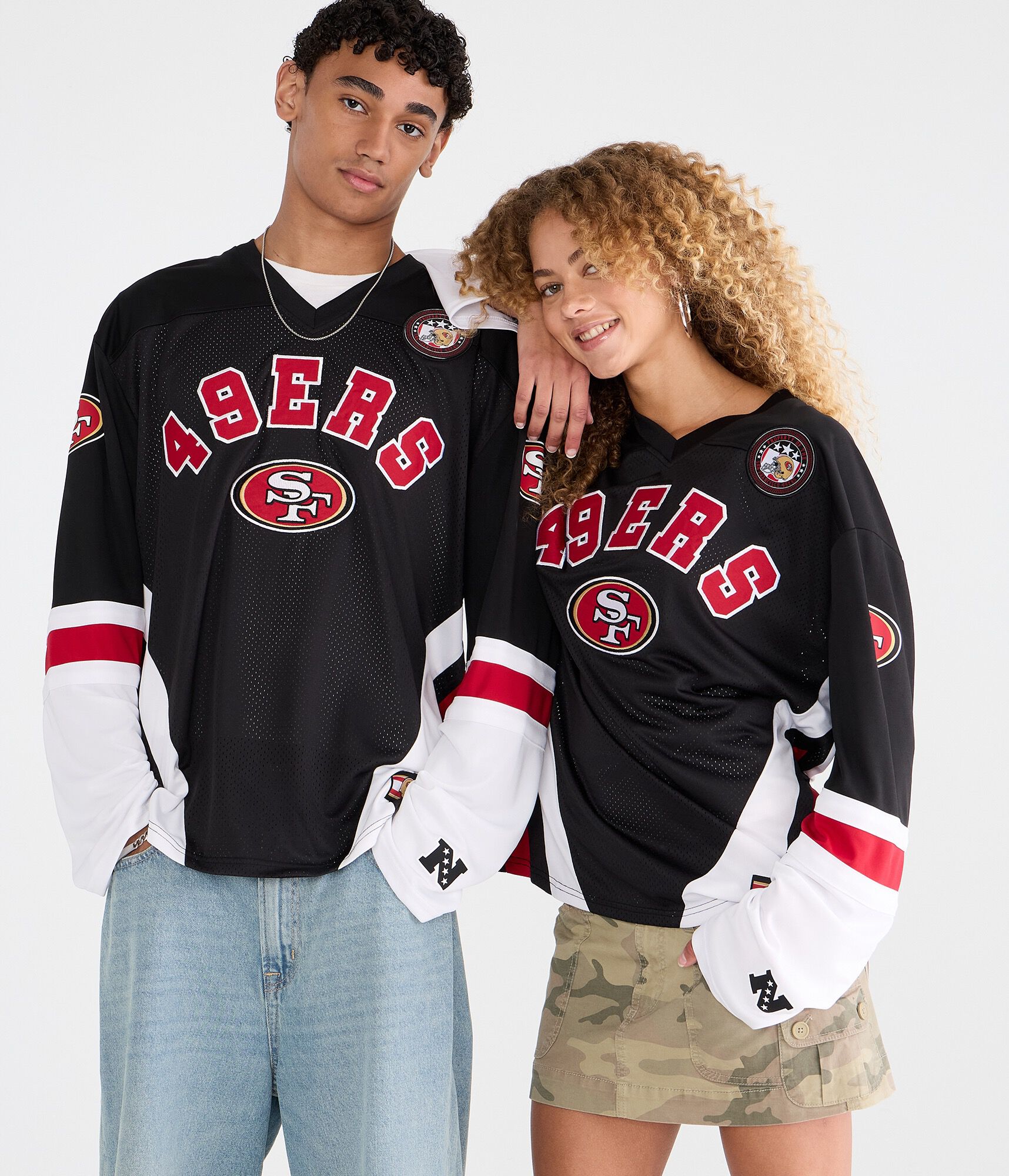 Long Sleeve San Francisco 49ers Mesh Top