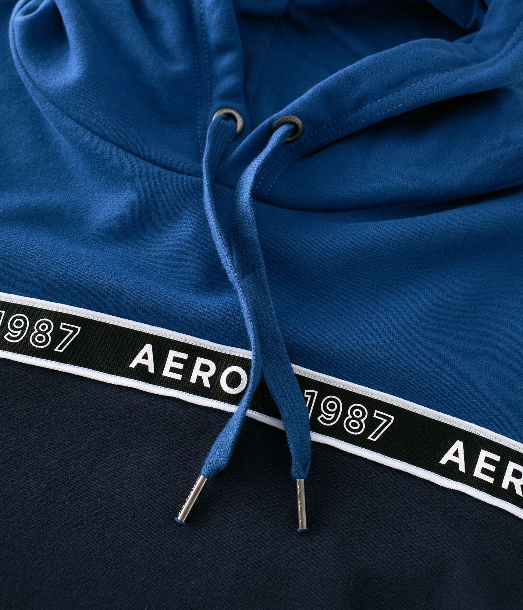 Colorblocked Aero 1987 Tape Pullover Hoodie