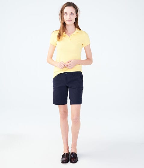 Curvy Uniform Bermuda Shorts Curvy Uniform Bermuda Shorts