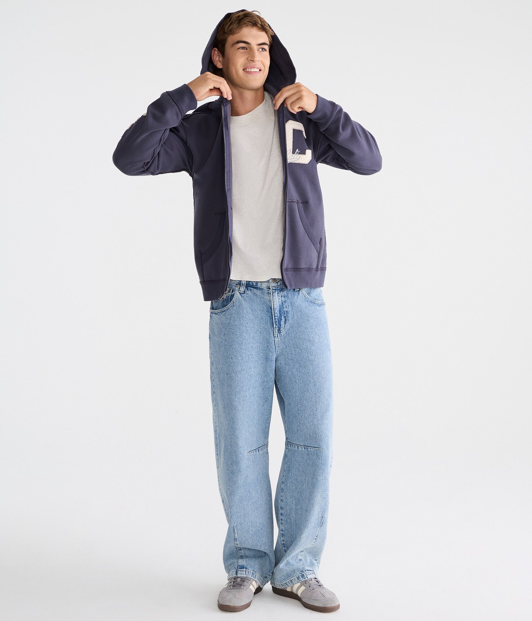 Cloud Soft California Boxy Full-Zip Hoodie